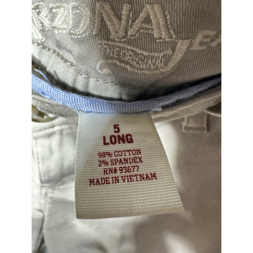 Arizona Jean Company Beige Boot Cut Pants Size 5 Long - Picture 5 of 5